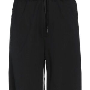 Neil Barrett Black Athletic Shorts Modern Sporty Design